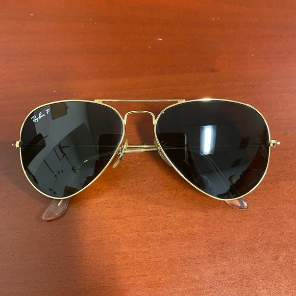 Gold classic aviators polarized - Picture 2 of 7